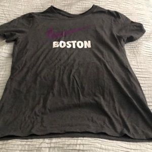 Nike logo dark gray Boston tee